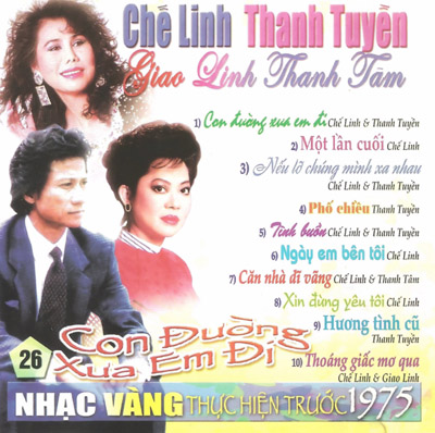 Album Con Đường Xưa Em Đi (Pre 1975) – Chế Linh & Thanh Tuyền