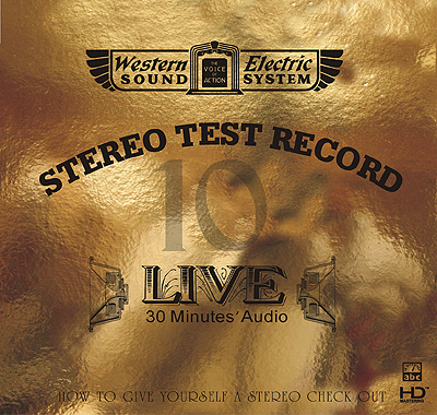 Album Stereo Test Record 10 Live – Wester Electric Album Stereo Test Record 10 Live – Wester Electric